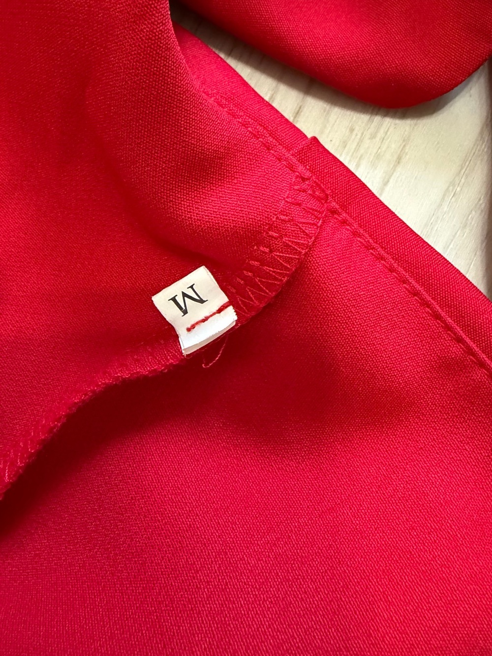 Halter Ruffle Red Jumpsuit - Picture 8 of 8